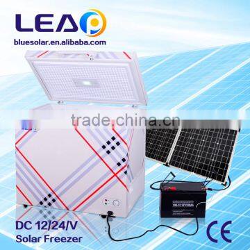 SASO Certificate 208L Solar 12v Compressor 220v Mini Mobile Home Fridge Freezer photo-2