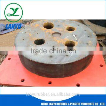 Lead rubber bearing for bridge and building construction