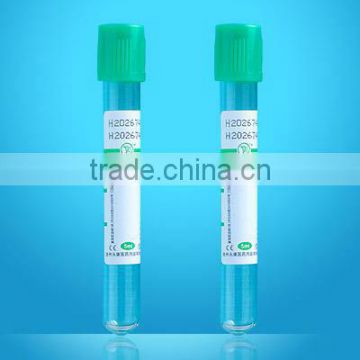 vacuum blood collection heparin tube