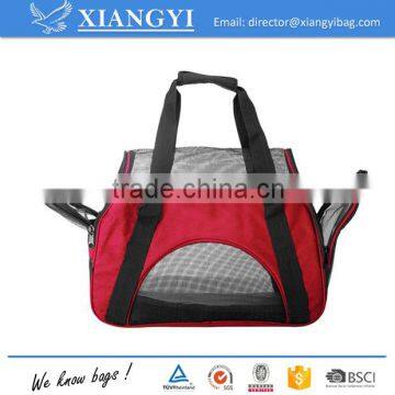 Adorable Soft Sided Pet Carrier Mesh Side Windows and Doors for Small Cute Pets photo-3