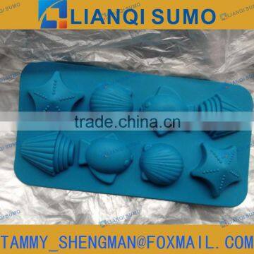 FDA Food Grade Starfish Silicone Mold Fondant Molds Sugar Craft Tools Chocolate Mould For Cakes photo-2