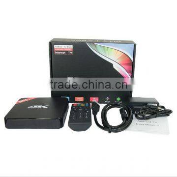 Factory Direct Amlogic S905 Quad Core Android5.1 DDR3 1G 8G H96 Android TV Box