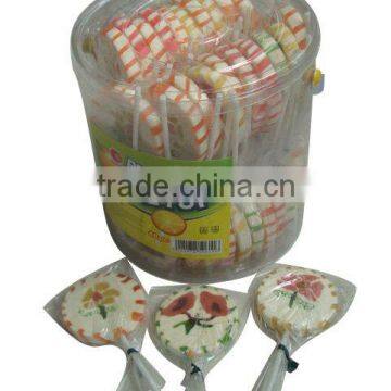 big flower lollipop candy