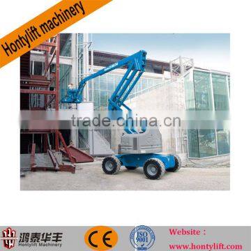 16m CE self-propelled articulated boom lift/mobile boom lift