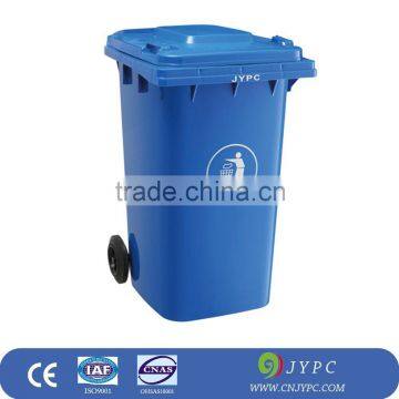 plastic HDPE 240 litres waste bin for street for sale blue green red