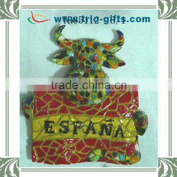 Polyresin Mosaic figurines with ESPANA design