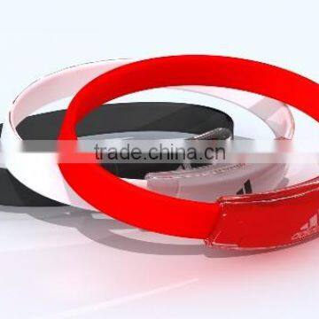 cheap silicone ion power sport hand bracelet wristband rubber bracelet                        
                                                Quality Choice