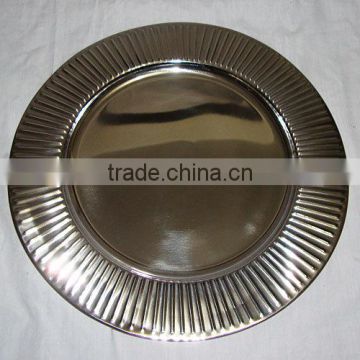 Cheap Wedding Plate, Silver Charger Plate, Charger Plates