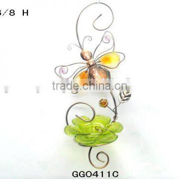 Glass Bird Feeder Tree Hanger Tray Bird Feeders photo-4