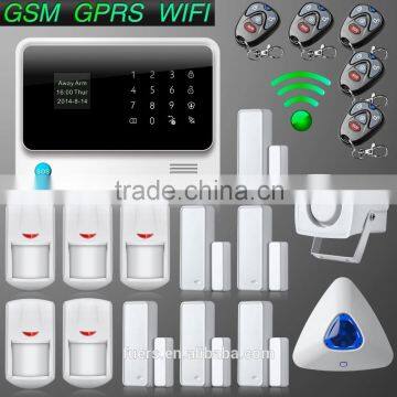 2016 Newest Top WIFI+GSM+GPRS G90B IP Alarm System Anti-thief Burglar Home Security WIFI Alarm system