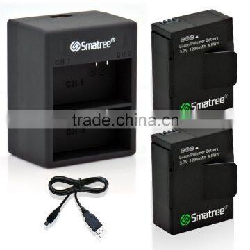 Replacement digital camera battery for gopros battery for heros 3 with battery charger kits for heros 3/3+