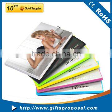 2200mah Business Card Portable Charger 3000mAh External Battery Pack Power Bank photo-2