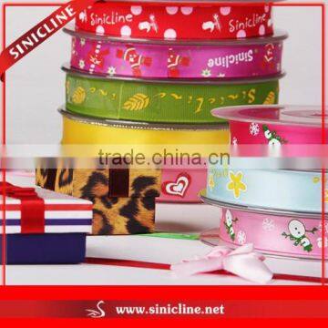 Sinicline Custom Fashion Design Satin Printed Ribbon