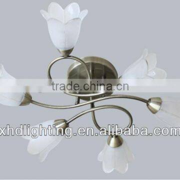 square glass modern design ceiling lamp cheap