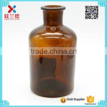 250ml amber glass laboratory reagent bottle