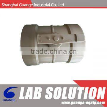 Laboratory PP manual air flow damper, used in ventilation system SHGG-MAD05 (P018)