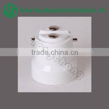 Wholesales white plastic PBT solder free B22 lamp cap