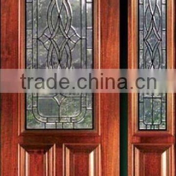 Unequal Double Glass Doors Design Exterior DJ-S9111MSO-4