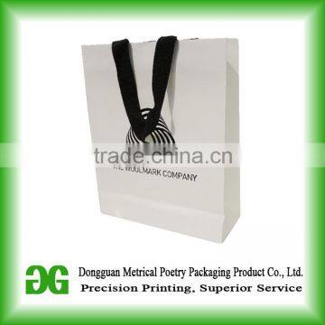 Custom Printed Paper Bags With Gold Stamping/paper Gift Bags With Handles in China photo-5