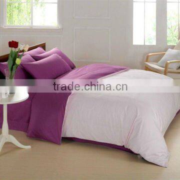 4 piece solid color bedding sheet comforter set