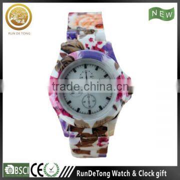 Plastic japan quartz movement analog factory direct fashion watch