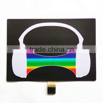 2013 hot selling el t-shirt panel-popular earphone panel