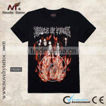 T100298 Flaming Demon Tattoo T-shirt