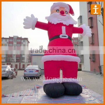 Santa Claus Inflatable Outdoor stand,banner stand
