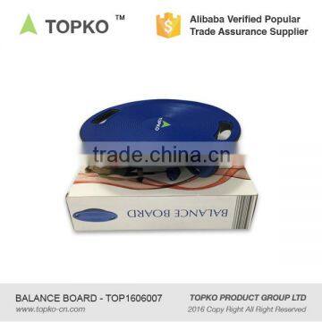 TOPKO wholesale hot exercise yoga wobble durable polypropylene board fitness exercise balance board