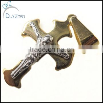 High polish Stainless Steel Cross Pendant