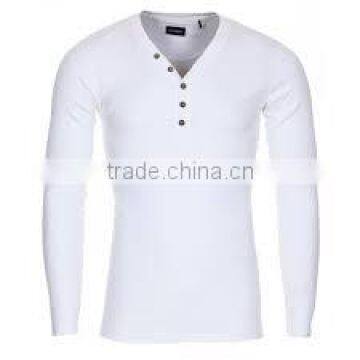 100% cotton white long sleeve t shirt
