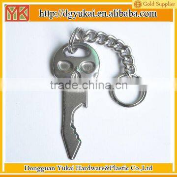 Yukai Practical multi survival tool skull shape for keychain