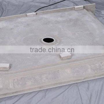 North America AUS Market UPC/cUPC Certified Tile Flange Shower Base, Portable Shower Tray, 3 Side Aclove Tile Flange Shower Base photo-2