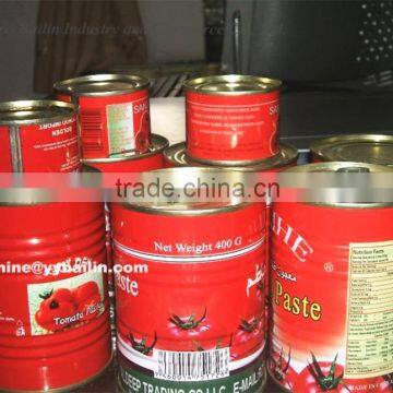 CANNED TOMATO PASTE factory 28%min canned tomato paste