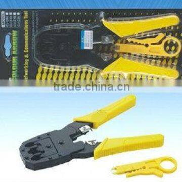 new high quality high-carbon steel plastic handle network crimper