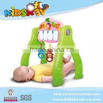 Battery operated toy activity gym Kids Play toy piano Baby Play Gym with sound and hanging toy