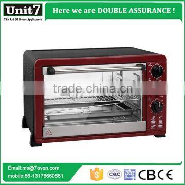 Electric oven toaster mini oven 43 liters with hot plate