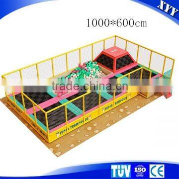 2015 Popular Indoor Trampoline Park With Basketball Hoop photo-2