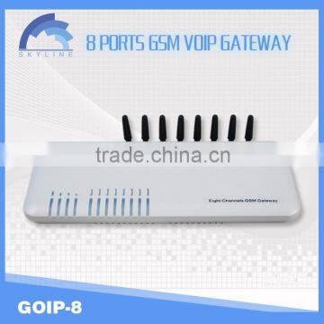 Hot! GOIP8 port gsm gatway with SIP and H323,sms gateway device