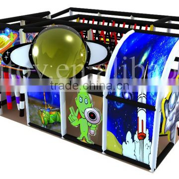 Customized Size and Style Space theme kids indoor playground for sale