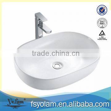 YL4005 High quality ceramic toilet hand wash basin/art basin