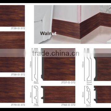 Shanghai Factory PS Foam Board Wall Panel Wooden Color Plastic Skirting Board                        
                                                Quality Choice