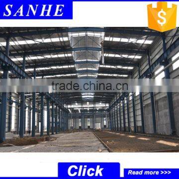 long-span prefabricated modular steel structure warehouse buildings