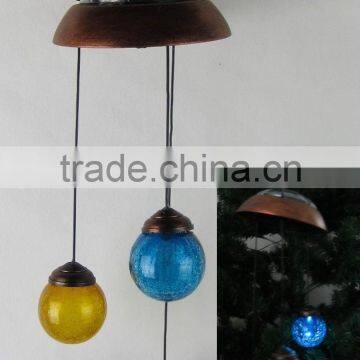 Solar hanging ball wind chime lamp(SO6353)