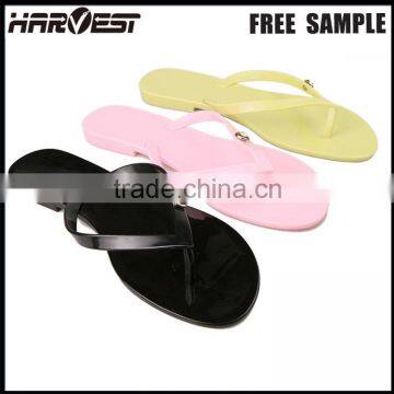 Beach pvc flip flop sandal , fashion casual flip flop rubber slipper