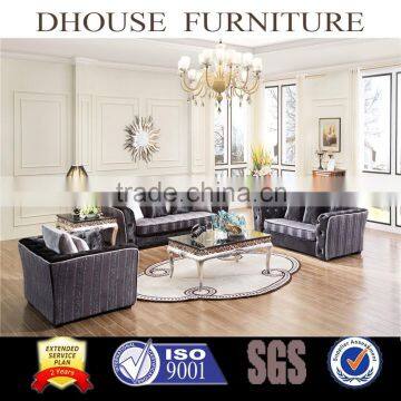 new classic style sofa with buttons fabric sofa set Hot-Sale Living Room sofa
