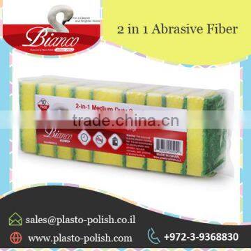 Good Quality and High Grade 2 in 1 Scouring Sponge at Low Rate