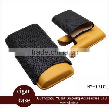 Guangzhou Yujia portable leather custom cigar case with gift box HY-1310L