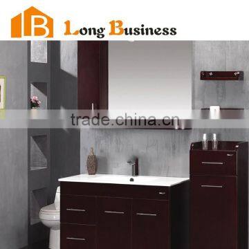 LB-JX2039 Red lacquer modern bathroom cabinet