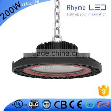 High Lumen 28000 Lumen Dimming Function Led Light Industrial Used 200W UL Led High Bay Light